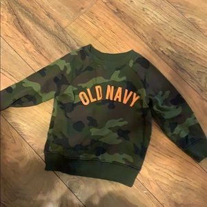 Camo crew sweatshirt